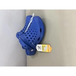 Joybees Popinz Blue Lightweight Comfort Clogs Mens 7 Women's 9 Crocs